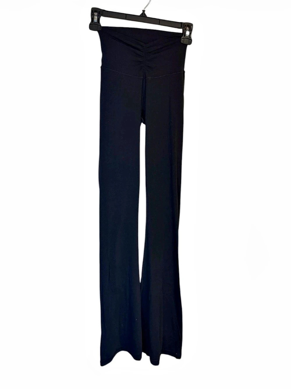 OFFLINE by Aerie Real Me High Waisted Flare Legging Flare Leggings in Black Size